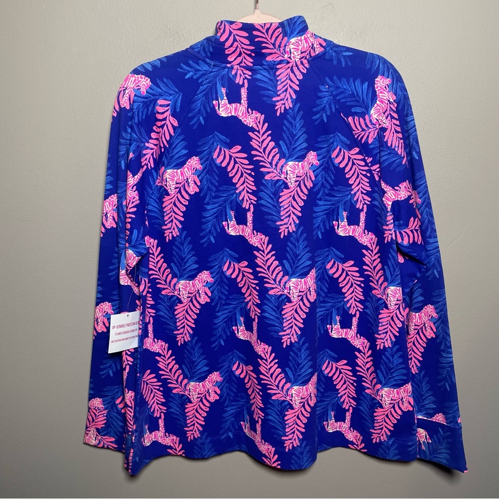Lilly Pulitzer Skipper Popover Zebra Pullover UPF 50+ NWT $98 Retail - Picture 11 of 13